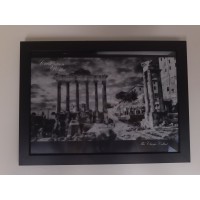 Quadro de Vidro 21x30 Civilization Roma PB 02